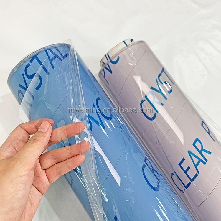Super Clear PVC Film-Blue bottom