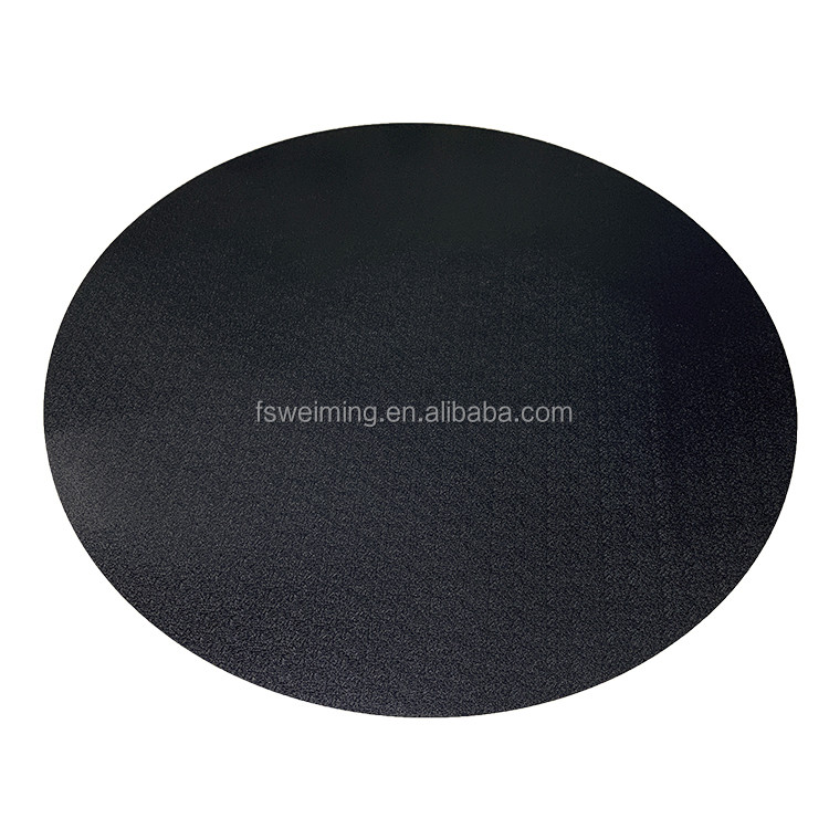 PVC椅子垫-黑色圆形
