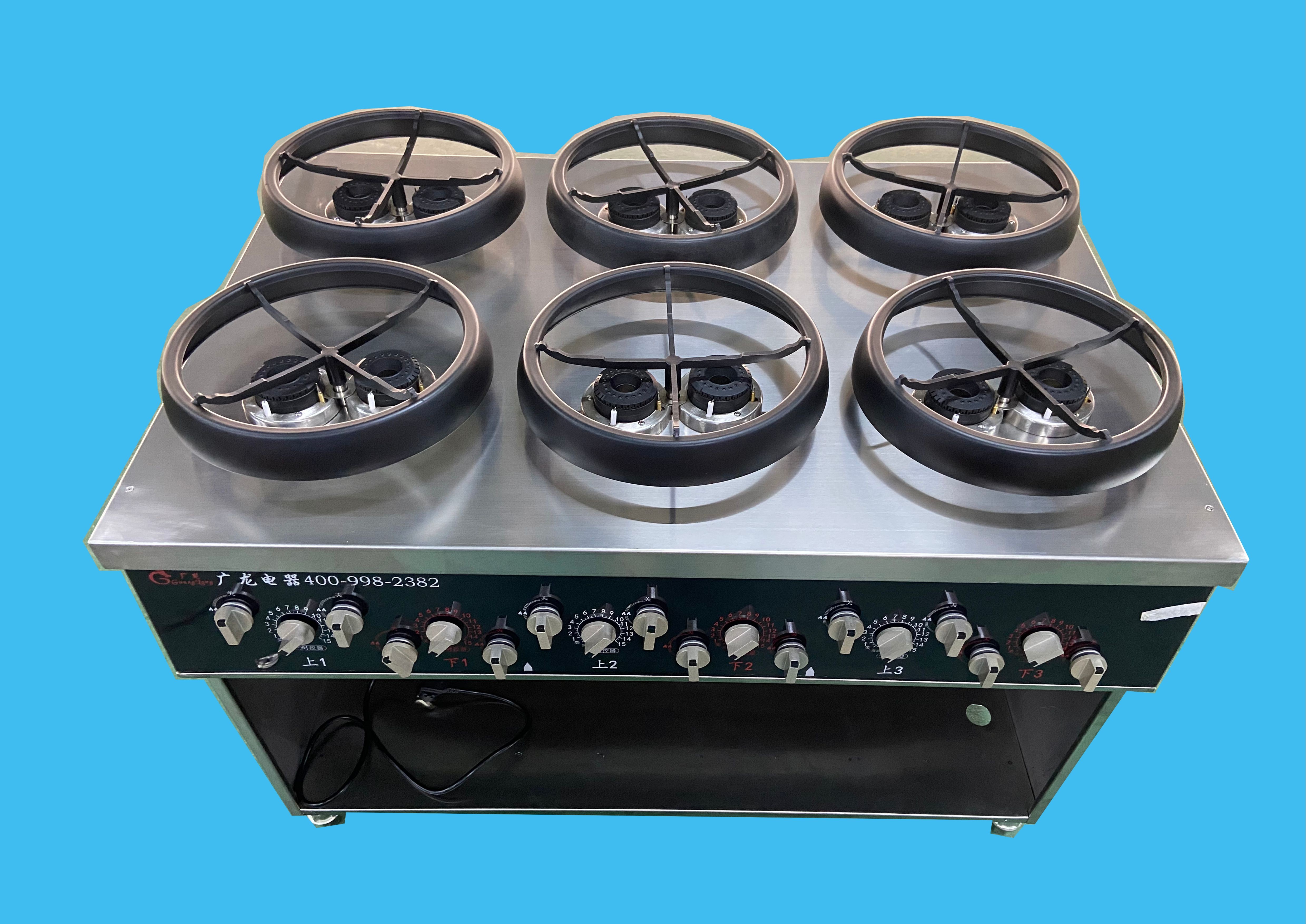 商用款  节能版（12炉6转） 自动烹饪机 2101#