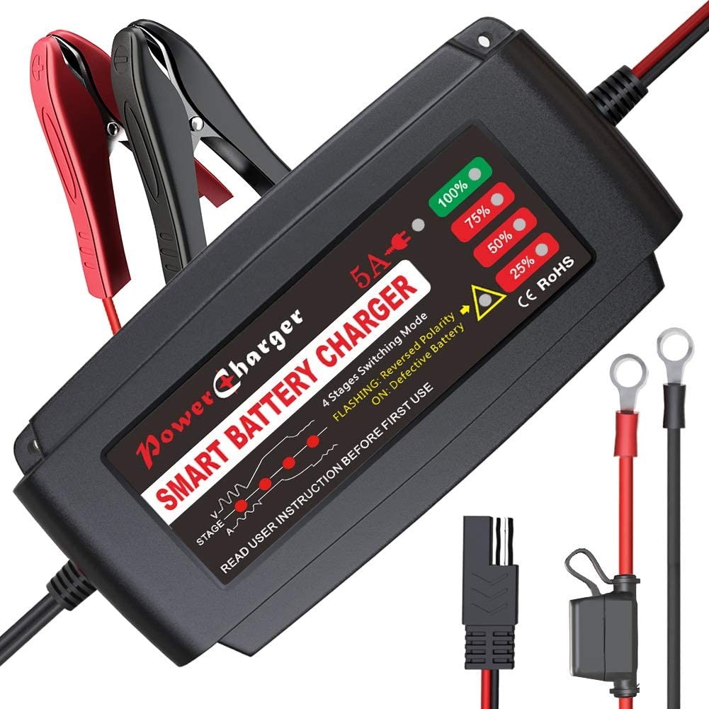 LST Fast 5A 12V Smart Vehicle Battery Charger