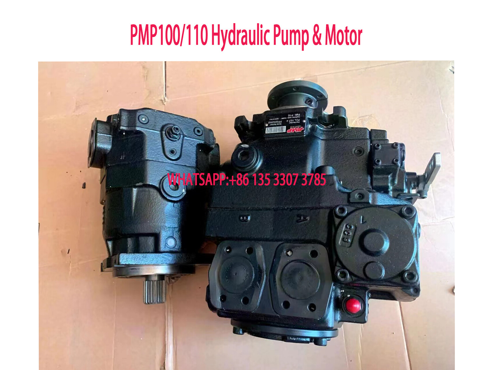 Excavator Hydraulic Pump Assy