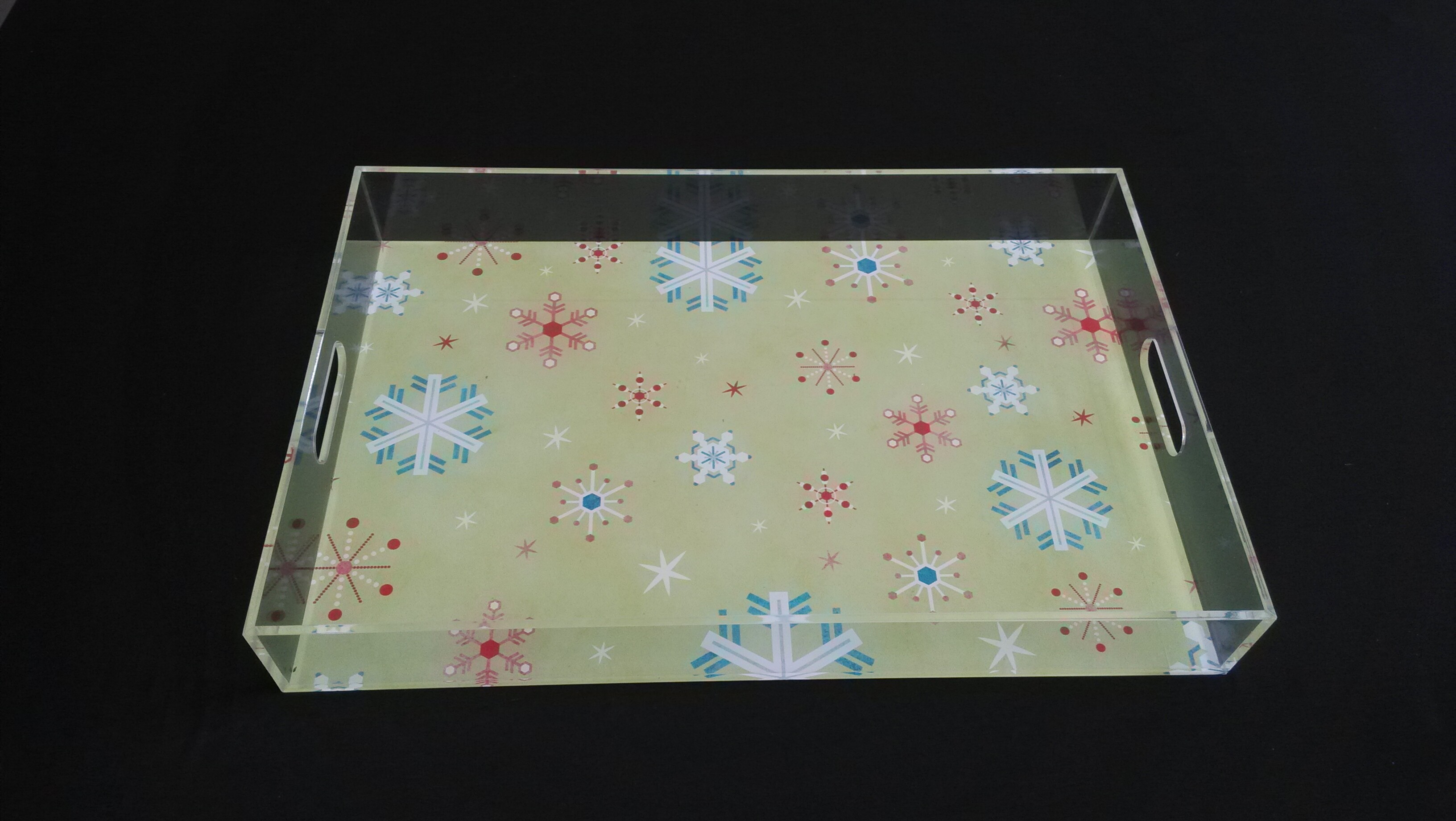 wholesale high quality acrylic serving tray with factory price