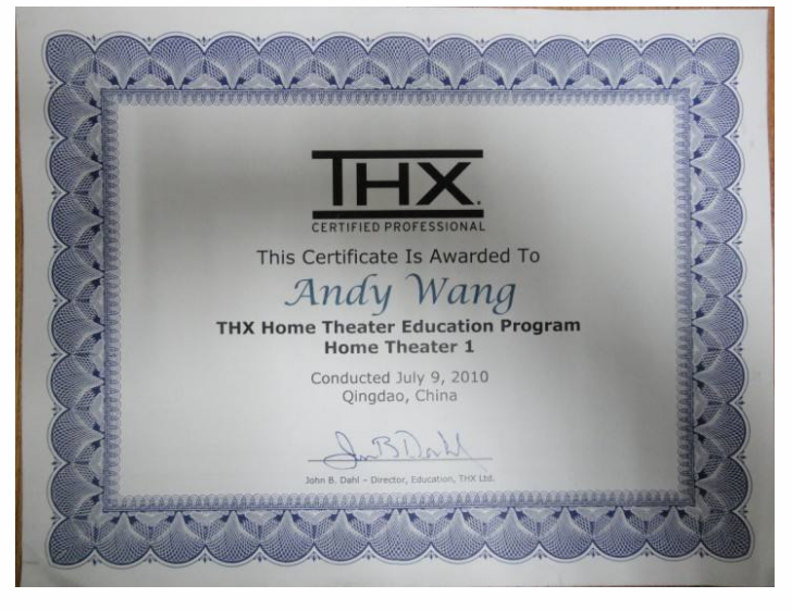 美国THX认证